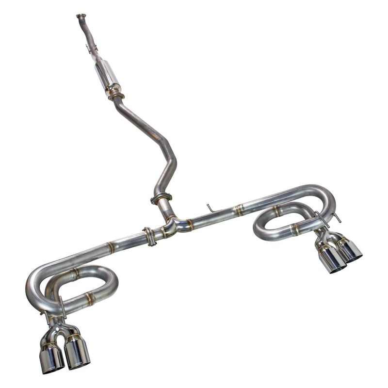 Remark 2022+ Honda Civic Sport Hatchback FL2 (Link Loop) Catback Exhaust Stainless Steel Tip - RK-C4063H-10