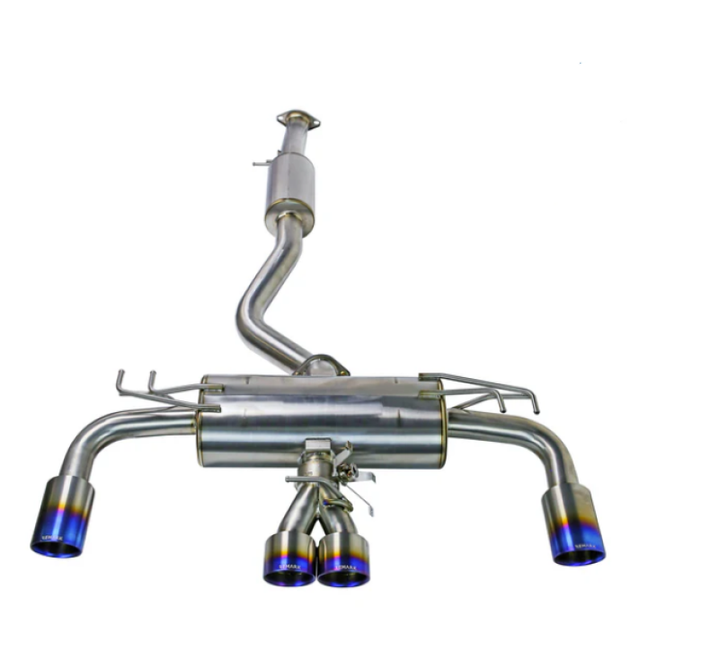 REMARK 23+Toyota GR Corolla Elite Spec Full Titanium Quad Tip Cat Back Exhaust - RK-C4076T-05T