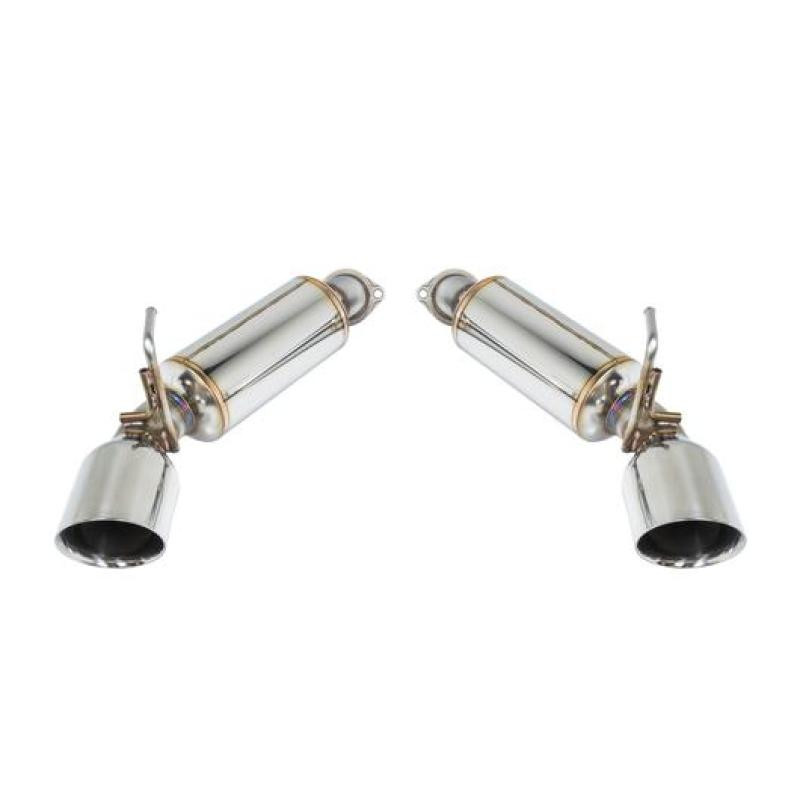 Remark 09-19 Nissan 370z Axle Back Exhaust w/Stainless Single Wall Tip - RO-TS34-S