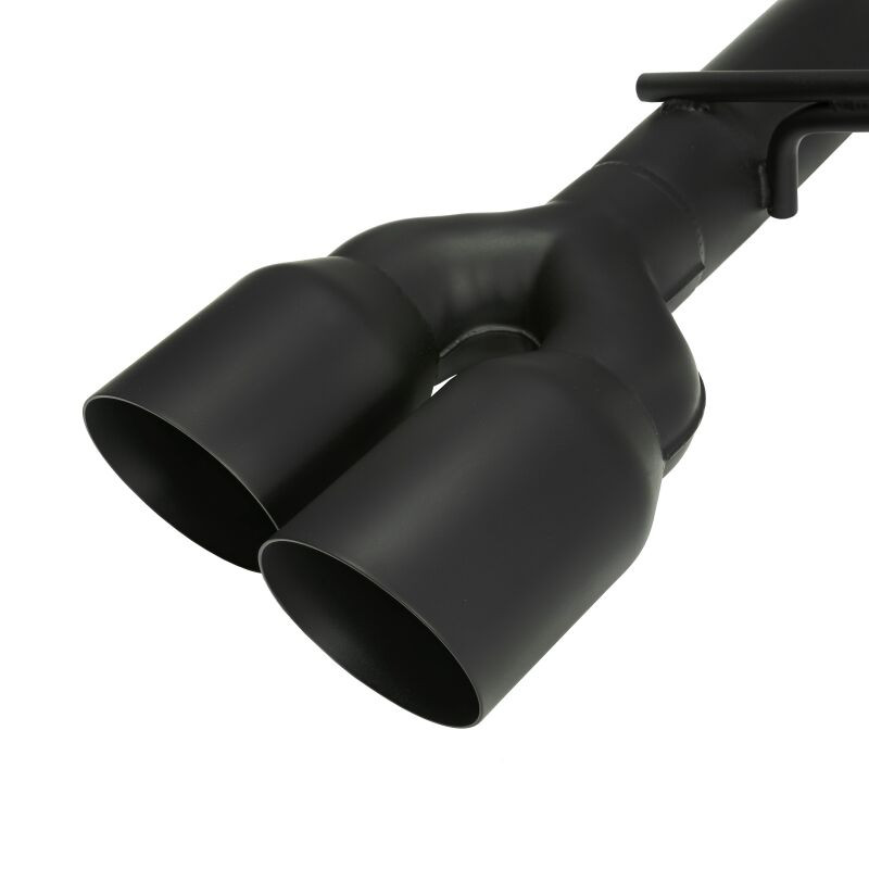 Remark 15-22 Subaru WRX STi VA Axle Back Exhaust Stainless Steel Single Wall Tip 4in Cerakote Black - RO-TSVA-S4B