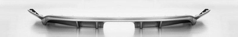 Remus 2013 Seat Leon (Excl Facelift Models) Center Exit Carbon Optic Rear Diffuser (Excl ACT Models) - 791302 HES