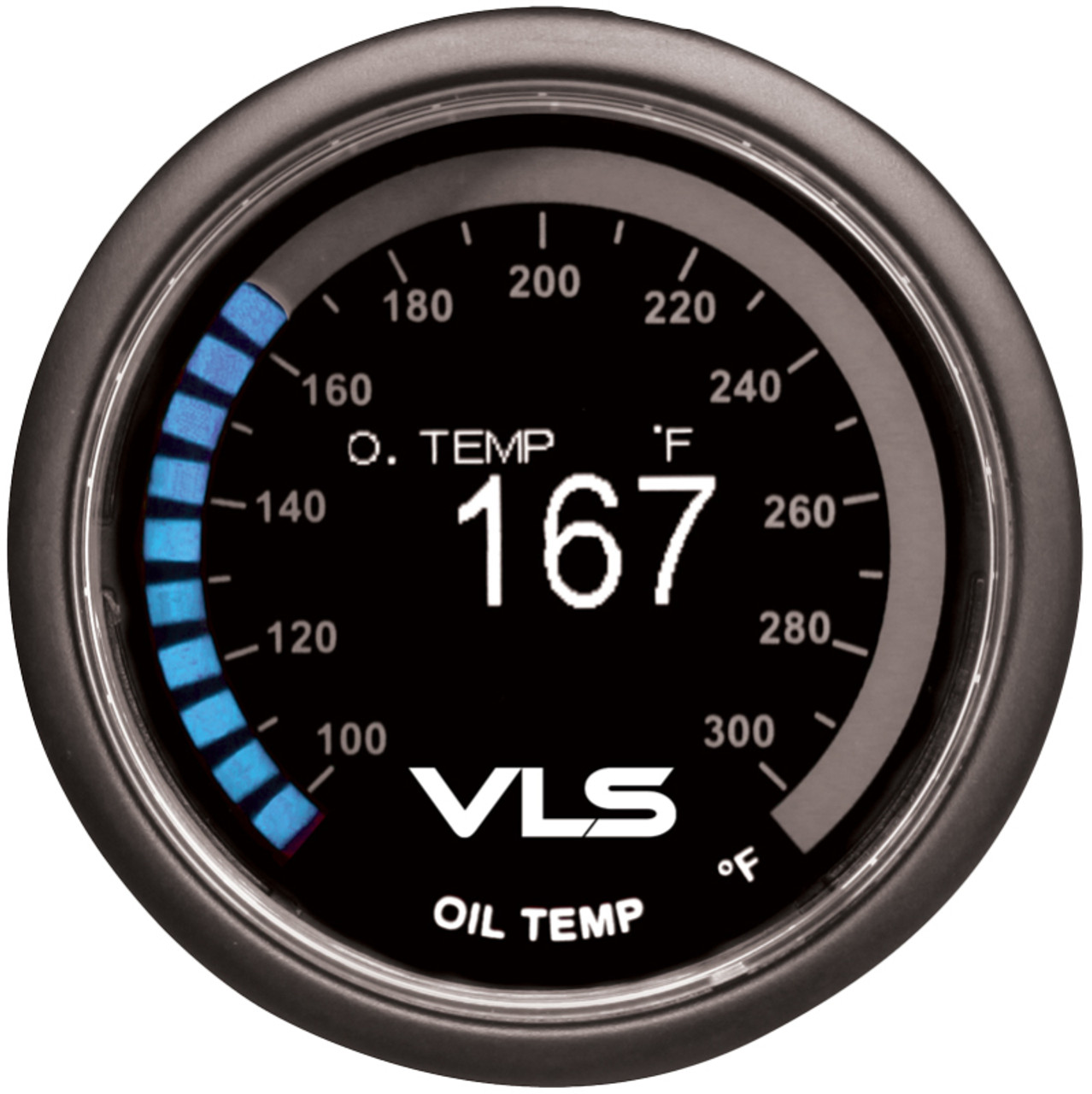 Revel VLS 52mm 100-300 Deg F Digital OLED Oil Temperature Gauge - 1TR1AA003R