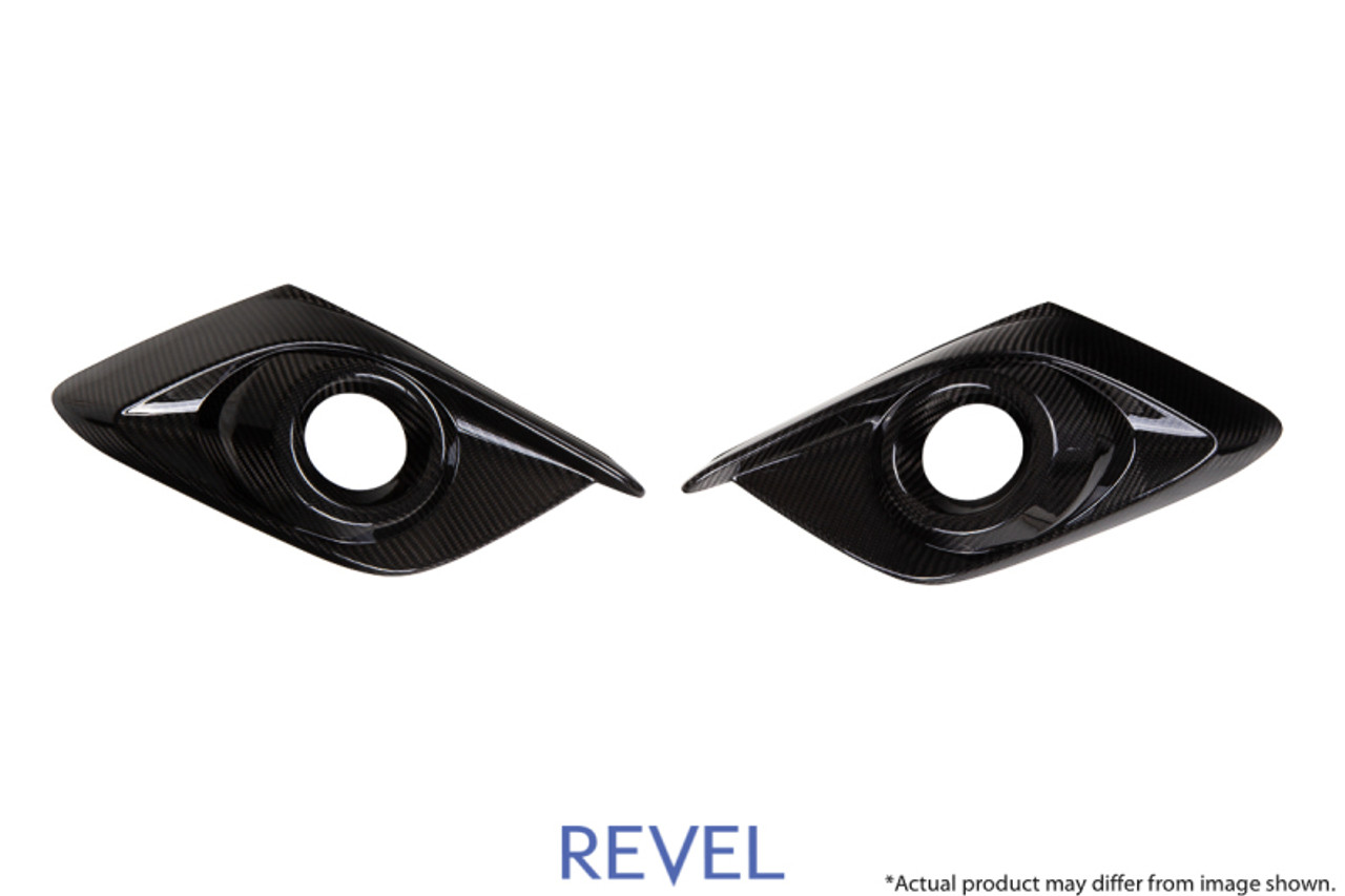 Revel GT Dry Carbon Fog Light Covers (Left & Right) 14-17 Mazda Mazda3 - 2 Pieces - 1TR4GT0BM04