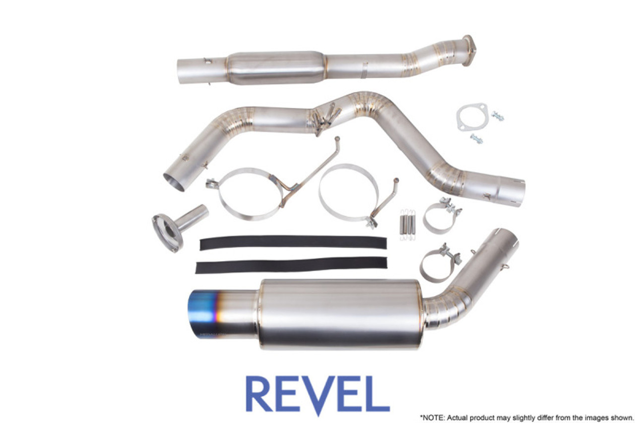 Revel 15-21 WRX/STi 11-14 WRX STi 08-14 WRX Ultra Ti Titanium Single Exit Catback Exhaust - T60188R