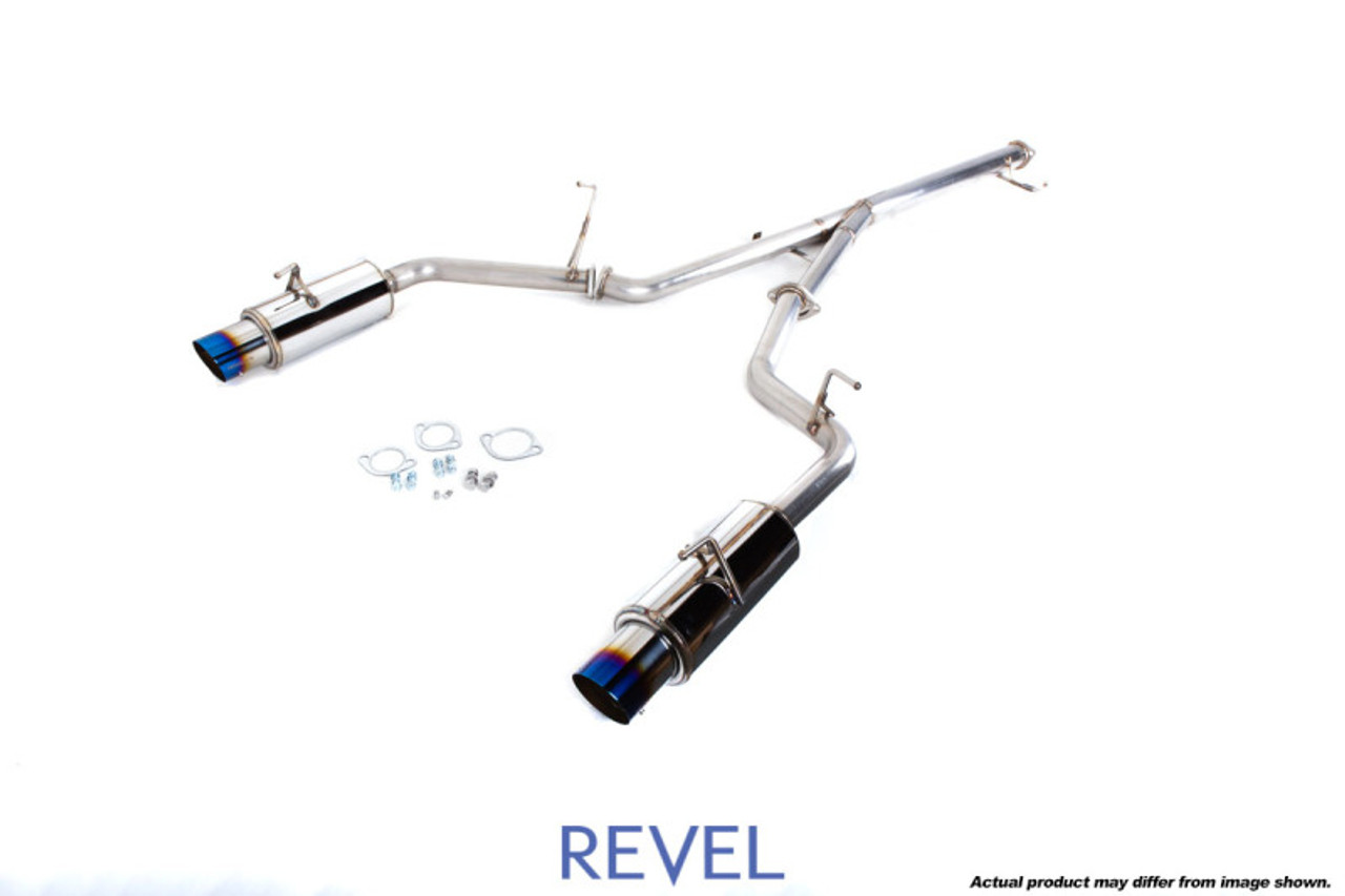 Revel Medallion Touring-S Catback Exhaust - Dual Muffler/ Blue Tip 90-99 Mitsubishi 3000GT VR4 - T90034KR