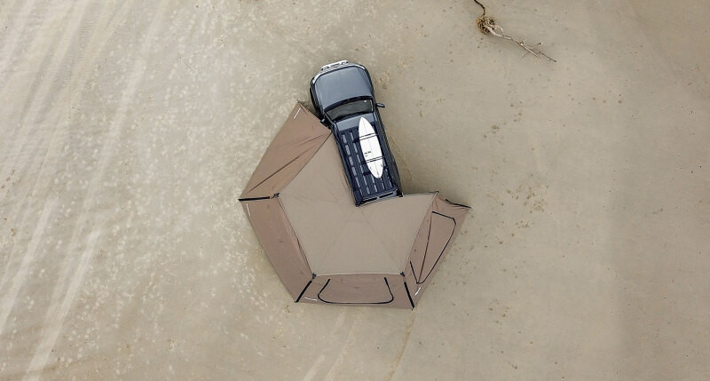 Rhino-Rack Batwing Compact Tapered Zip Extension w/ Door - 33110