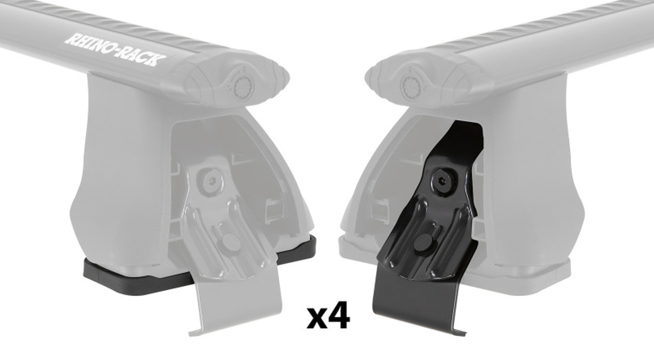 Rhino-Rack 08-16 Ford F250 4 Door Pick Up Vortex 2500 2 Bar Roof Rack - Black - JA2744