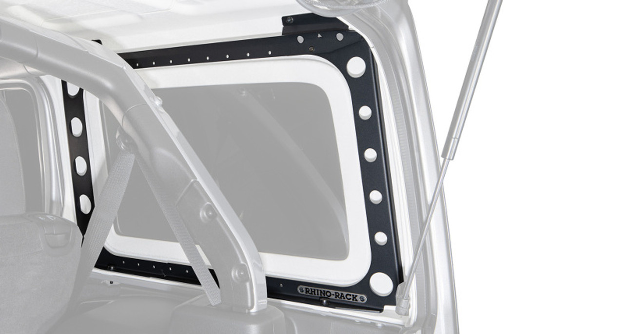 Rhino-Rack 18-20 Jeep Wrangler JL 4 Door 3 Base Backbone Mounting System - RJLB1