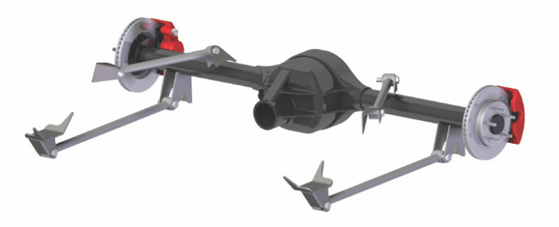 Ridetech Universal Weld-in Triangulated 4 Link Kit Black Powdercoated - 18987999