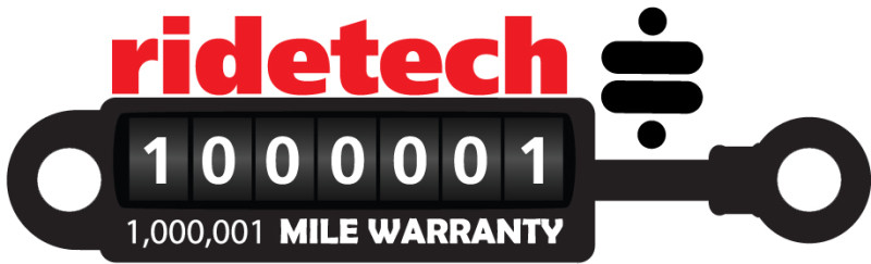 Ridetech HQ Series Shock Absorber Single Adustable 4.75in Stroke Wide Stud Plate/T-bar Mounting - 22149852