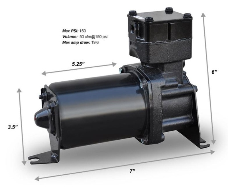 Ridetech Air Compressor 309 Model Thomas - 31920002