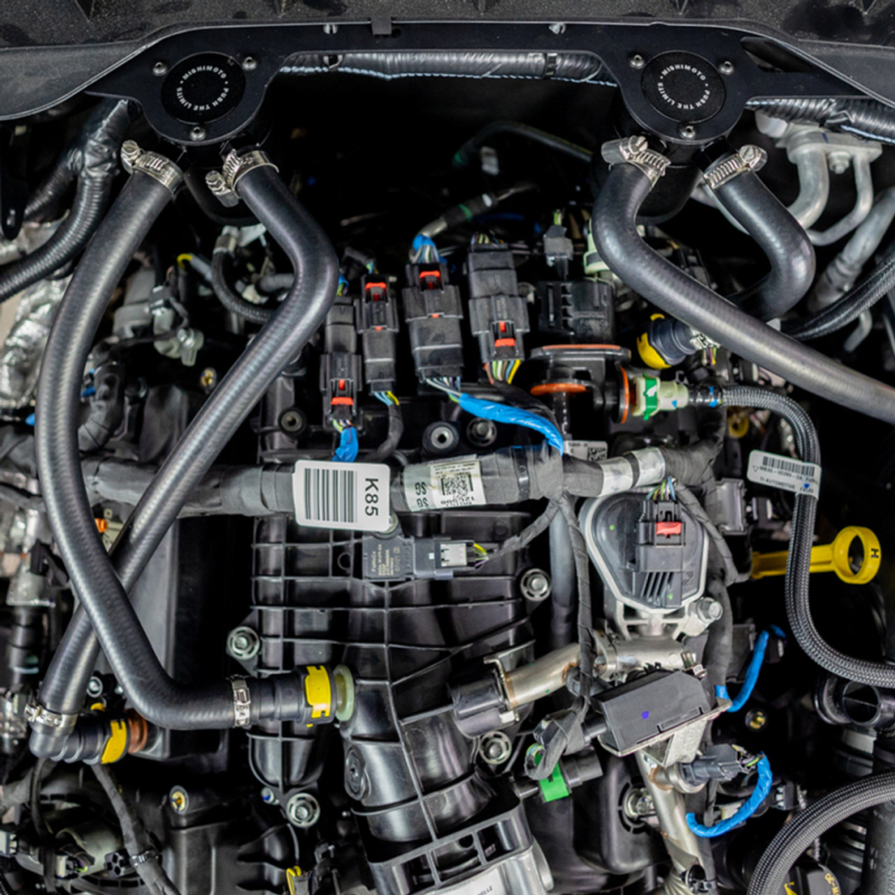 Mishimoto 2023+ Ford Bronco 2.7L Baffled Oil Catch Can System - MMBCC-BR27-23S