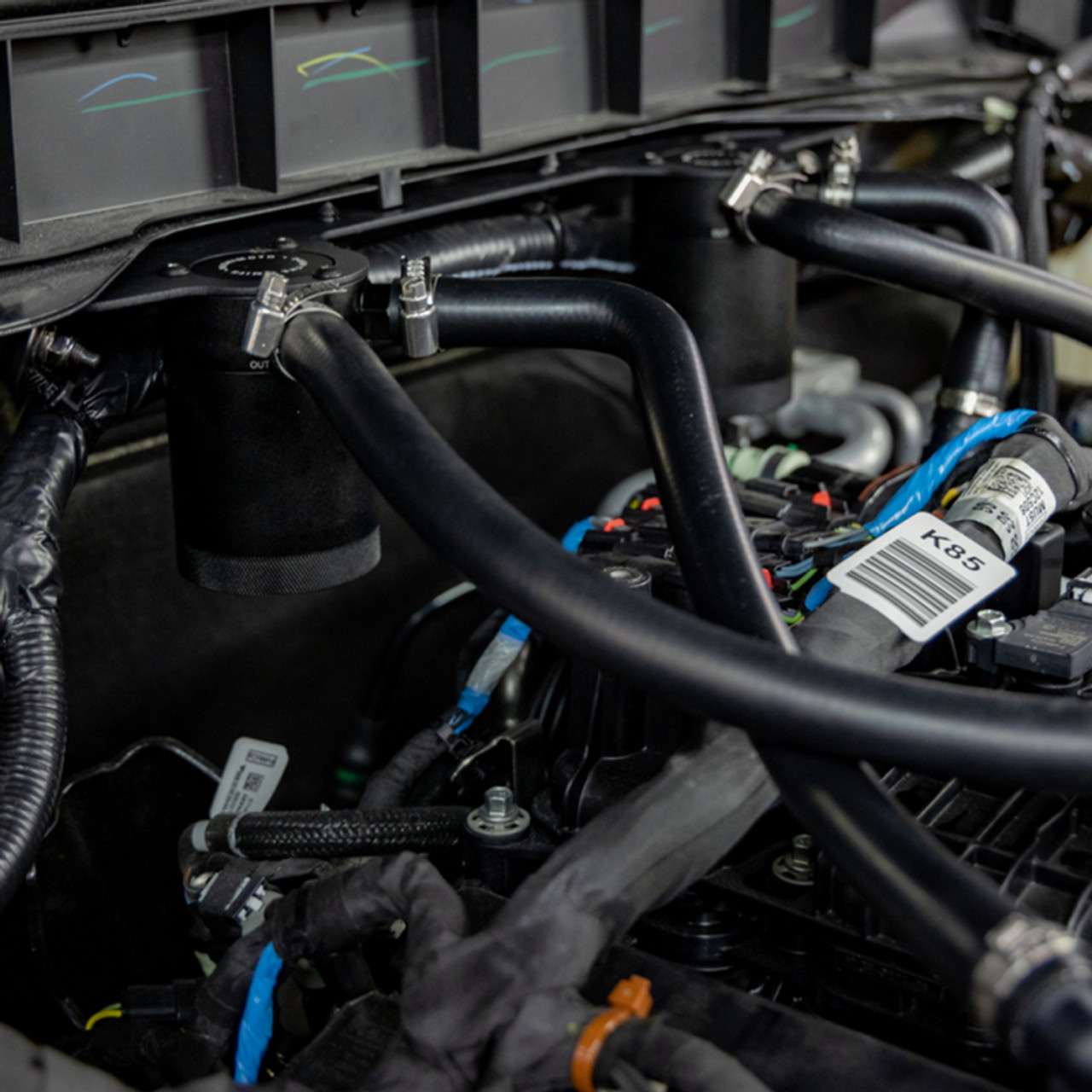 Mishimoto 2023+ Ford Bronco 2.7L Baffled Oil Catch Can System - MMBCC-BR27-23S