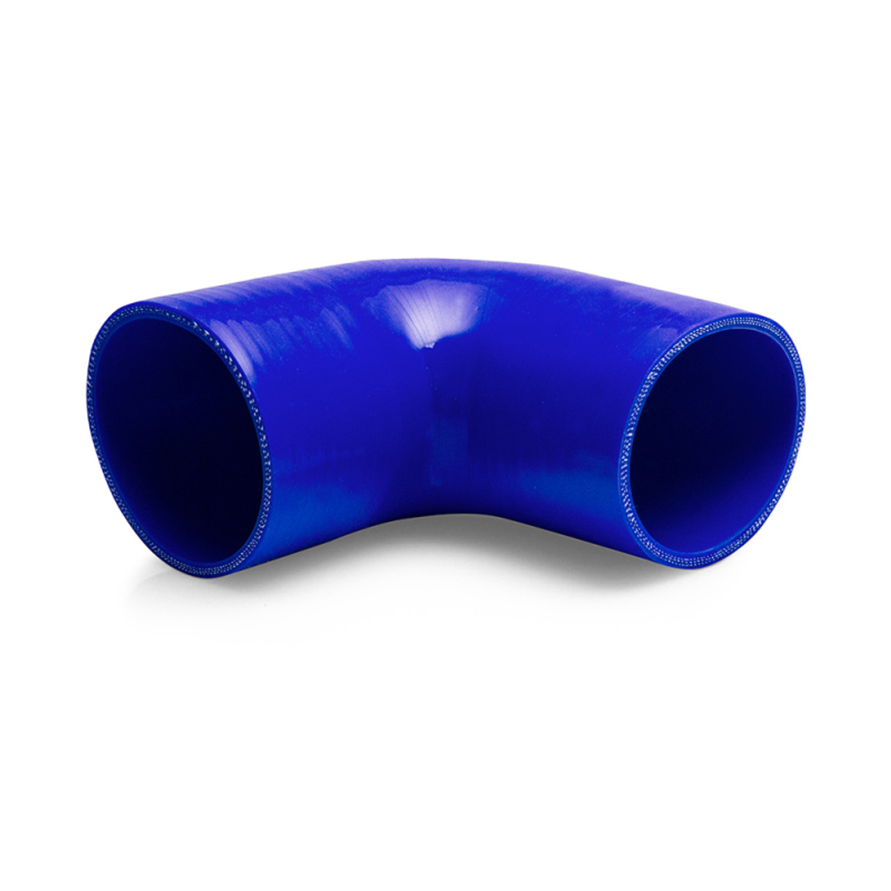 Mishimoto 4in. 90 Degree Coupler - Blue - MMCP-4090BL