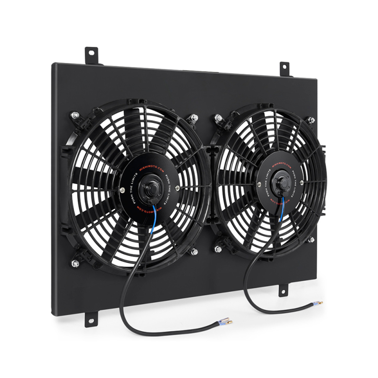 Mishimoto 79-93 Ford Mustang Aluminum Fan Shroud Black - MMFS-MUS-79BK