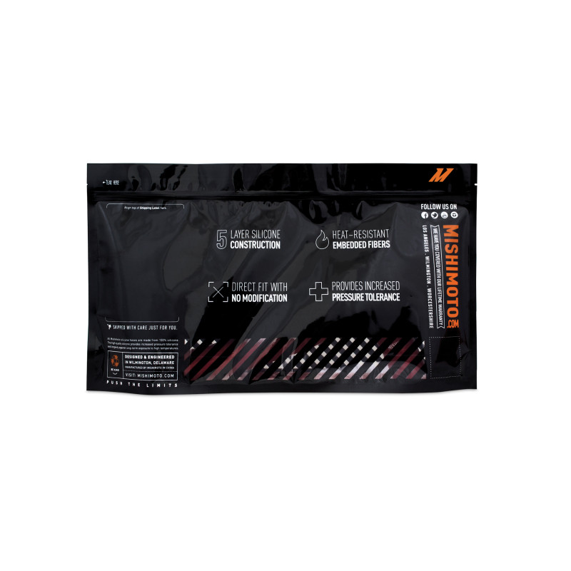 Mishimoto 2022+ Honda Civic 1.5T Silicone Coolant Hose Kit - Black - MMHOSE-CIV-22BK