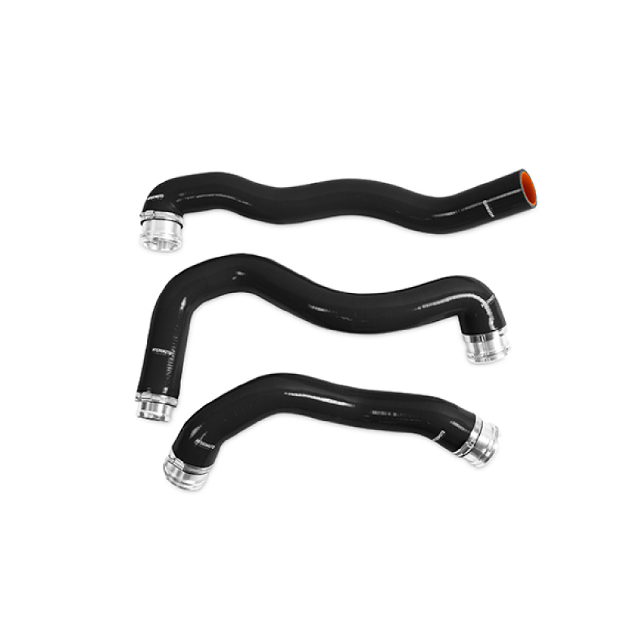 Mishimoto 08-10 Ford 6.4L Powerstroke Coolant Hose Kit (Black) - MMHOSE-F2D-08BK