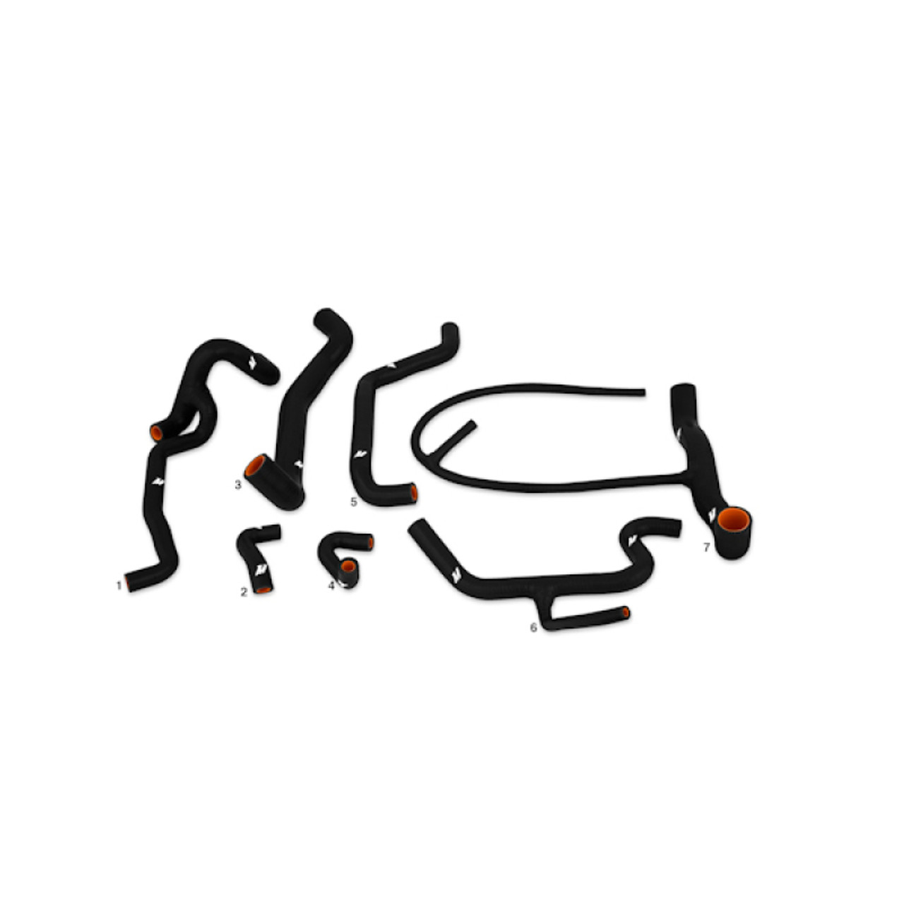 Mishimoto 95-98 Volkswagen Golf VR6 Black Silicone Hose Kit - MMHOSE-GLF-95BK