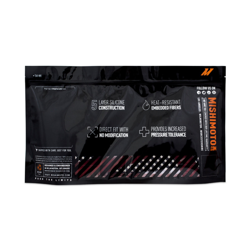 Mishimoto 2015+ Subaru WRX Silicone Radiator Coolant Hose Kit - Black - MMHOSE-WRX-15BK