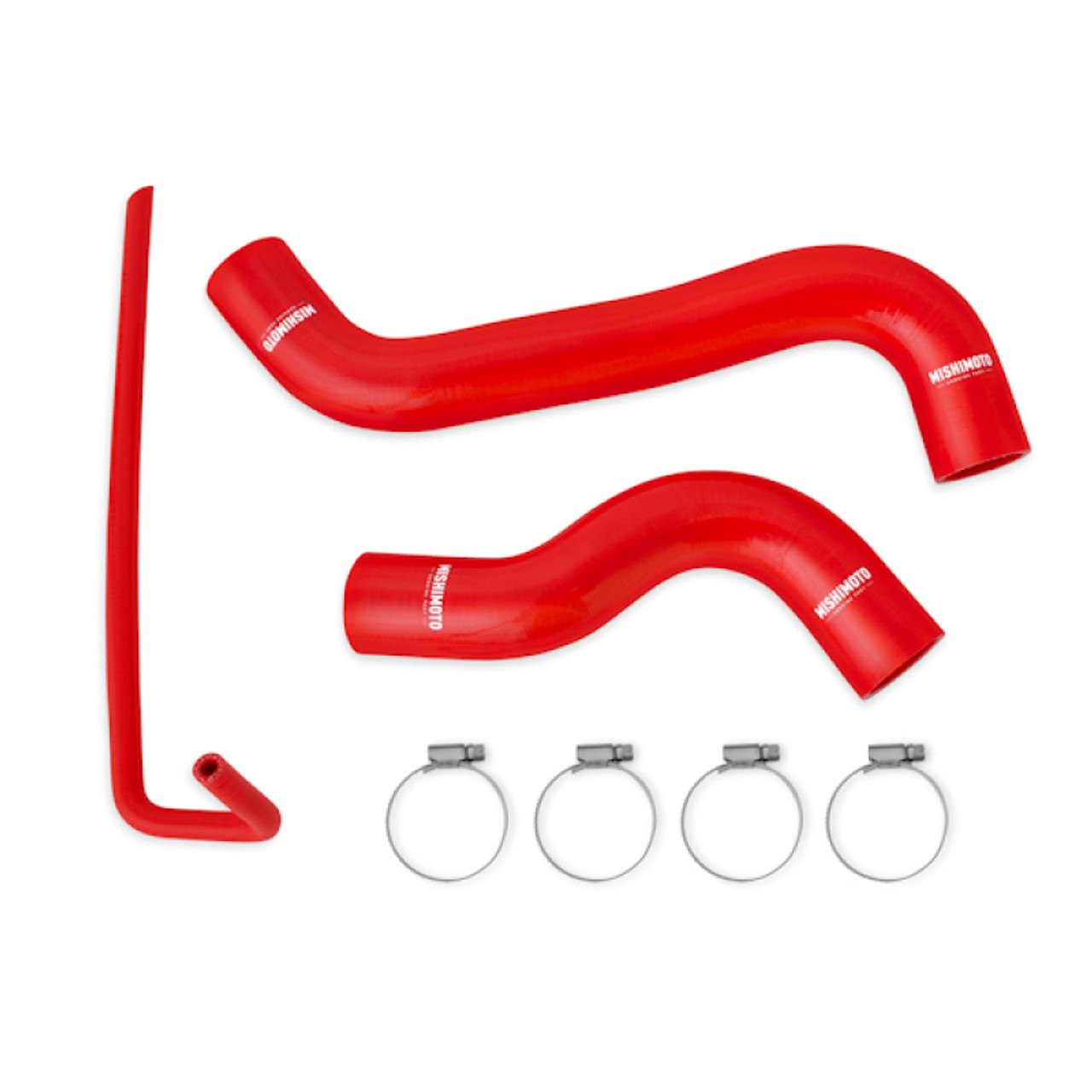 Mishimoto 2015+ Subaru WRX Silicone Radiator Coolant Hose Kit - Red - MMHOSE-WRX-15RD