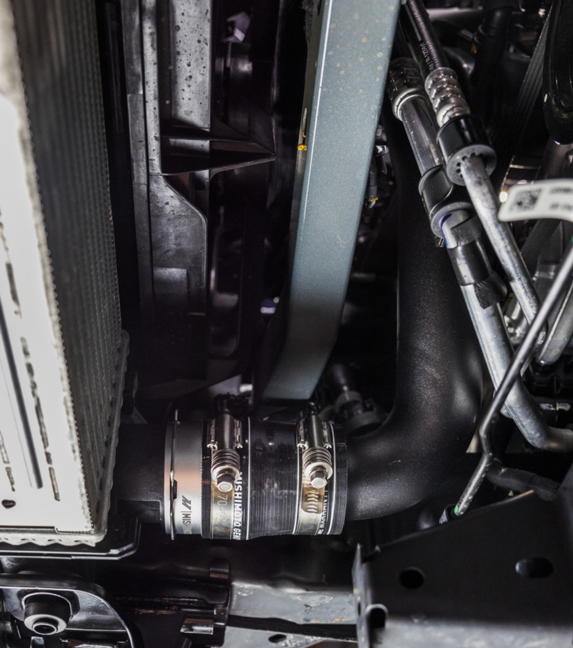 Mishimoto 21+ Bronco 2.3L Intercooler Pipe Kit Micro Wrinkle Black - MMICP-BR23-21MWBK