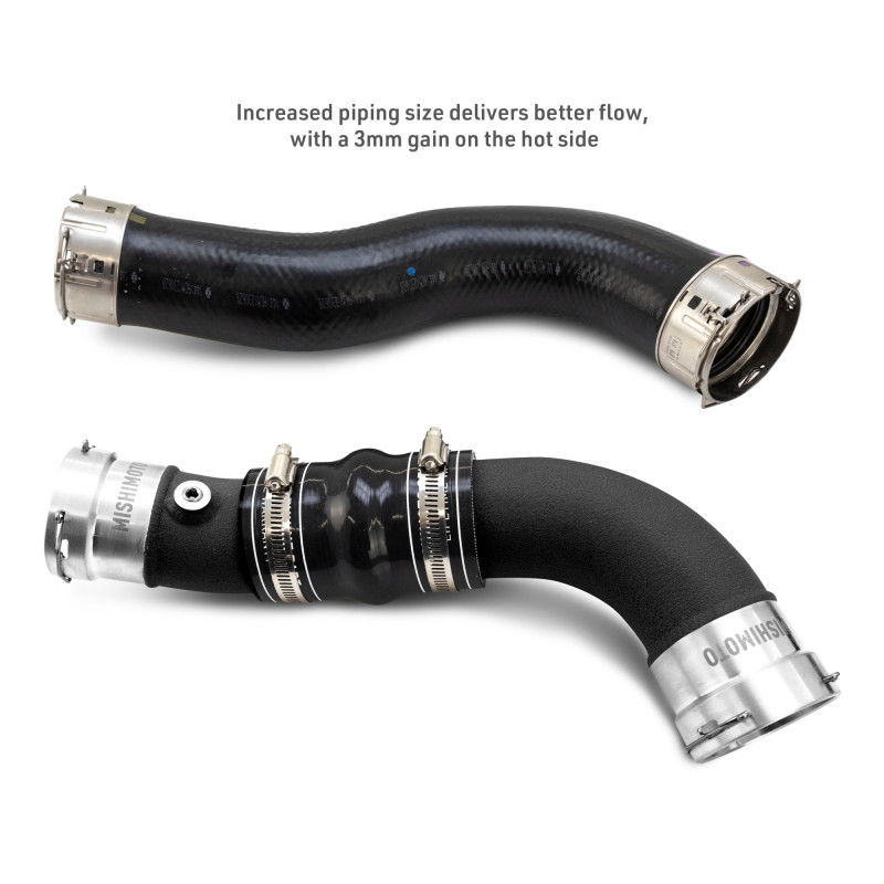 Mishimoto 2024+ Toyota Tacoma Intercooler Pipe Kit - Black - MMICP-TAC-24BK User 1