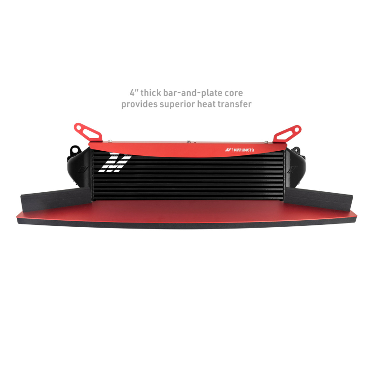 Mishimoto 2023+ Toyota GR Corolla Intercooler & Pipe Kit - Black Cooler - Red Pipes - MMINT-GRC-23KBKRD
