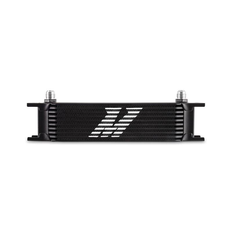Mishimoto Universal -8AN 10 Row Oil Cooler - Black - MMOC-10-8BK