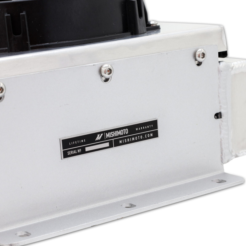 Mishimoto Universal Oil Cooler Kit 23 Row Cooler and 1in x 8in Fan - MMOC-23-K