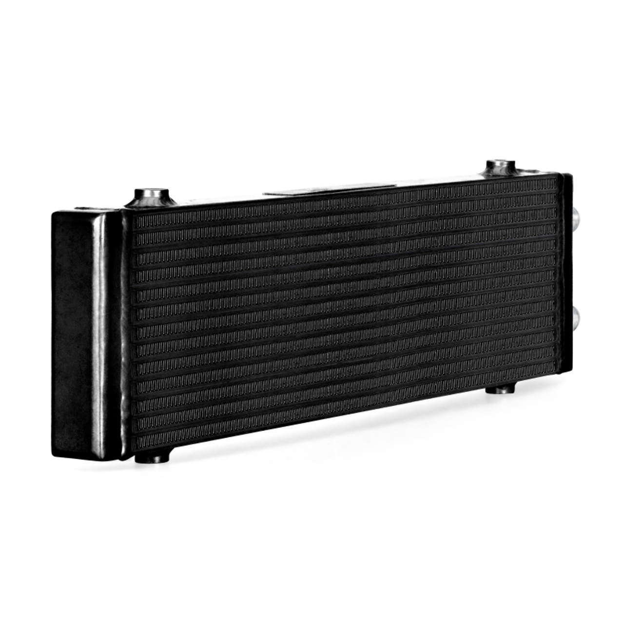 Mishimoto Universal Large Bar and Plate Dual Pass Black Oil Cooler - MMOC-DP-LBK Mishimoto Universal Large Bar and Plate Dual Pass Black Oil Cooler - MMOC-DP-LBK