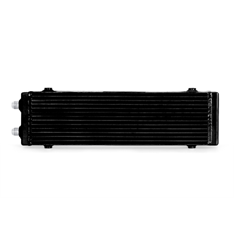 Mishimoto Universal Large Bar and Plate Dual Pass Black Oil Cooler - MMOC-DP-LBK