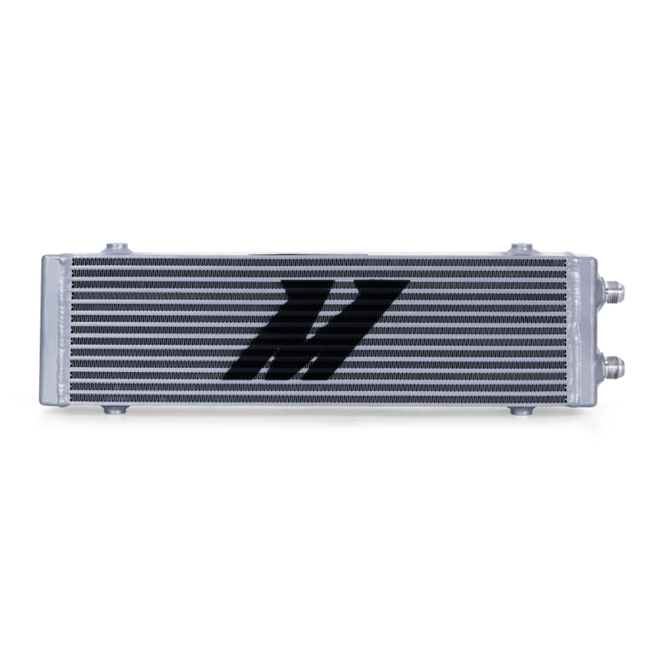 Mishimoto Universal Large Bar and Plate Dual Pass Silver Oil Cooler - MMOC-DP-LSL Mishimoto Universal Large Bar and Plate Dual Pass Silver Oil Cooler - MMOC-DP-LSL