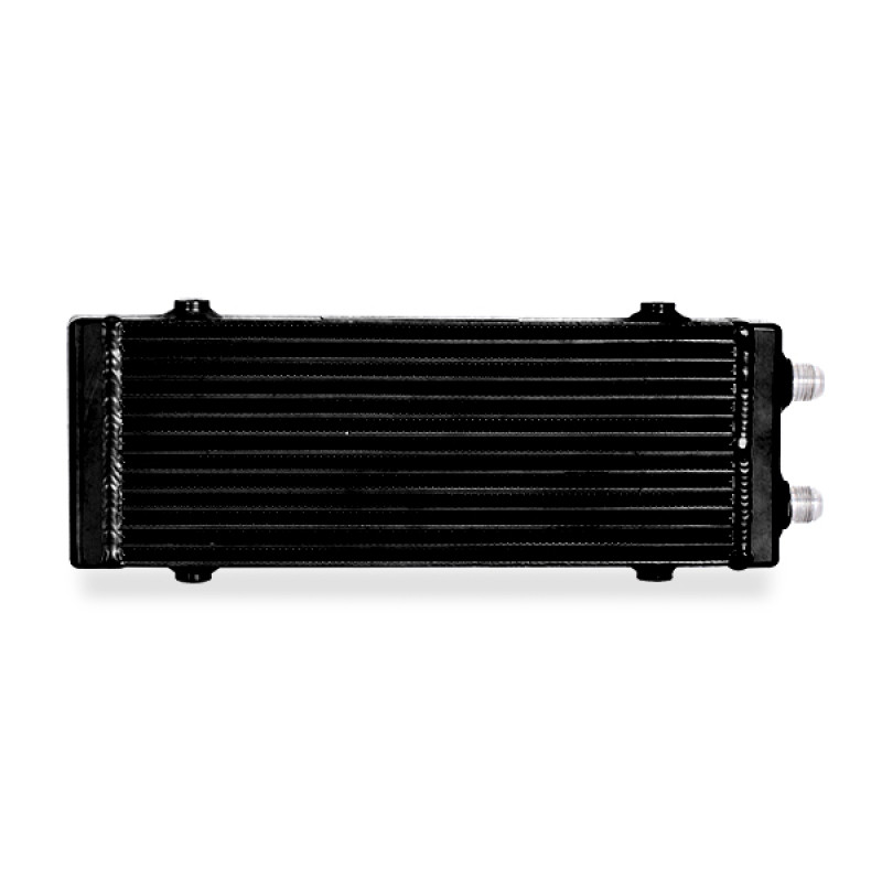 Mishimoto Universal Medium Bar and Plate Dual Pass Black Oil Cooler - MMOC-DP-MBK