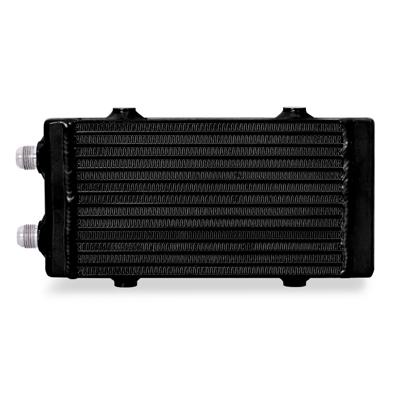 Mishimoto Universal Small Bar and Plate Dual Pass Black Oil Cooler - MMOC-DP-SBK