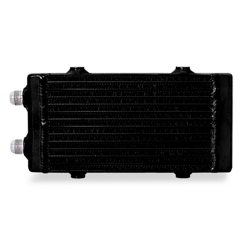 Mishimoto Universal Small Bar and Plate Dual Pass Black Oil Cooler - MMOC-DP-SBK