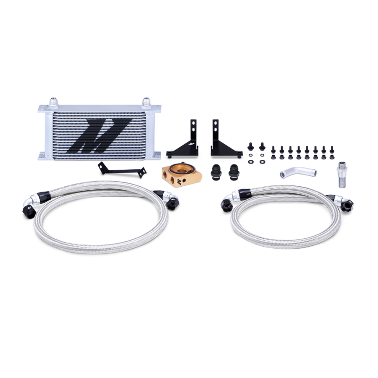 Mishimoto 14-16 Ford Fiesta ST Thermostatic Oil Cooler Kit - Silver - MMOC-FIST-14T Mishimoto 14-16 Ford Fiesta ST Thermostatic Oil Cooler Kit - Silver - MMOC-FIST-14T