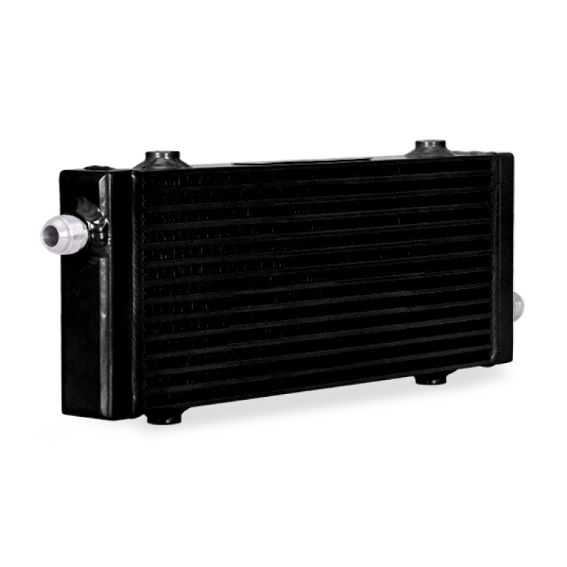 Mishimoto Universal Medium Bar and Plate Cross Flow Black Oil Cooler - MMOC-SP-MBK