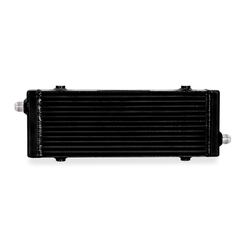 Mishimoto Universal Medium Bar and Plate Cross Flow Black Oil Cooler - MMOC-SP-MBK