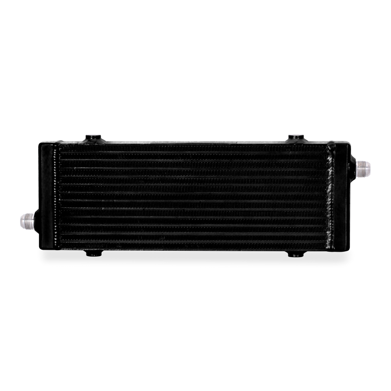 Mishimoto Universal Medium Bar and Plate Cross Flow Black Oil Cooler - MMOC-SP-MBK