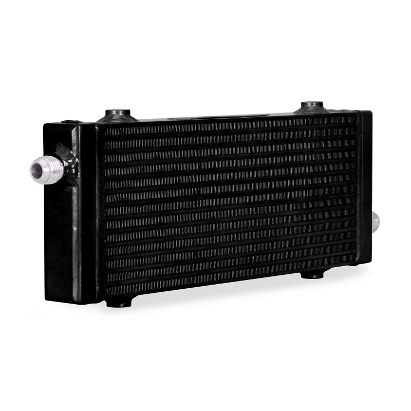 Mishimoto Universal Medium Bar and Plate Cross Flow Black Oil Cooler - MMOC-SP-MBK