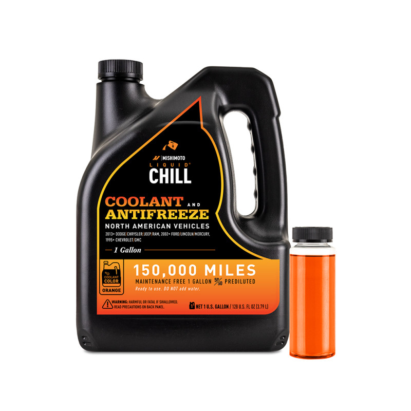 Mishimoto Liquid Chill EG Coolant, North American Vehicles, Orange - MMRA-LC-EG-OR