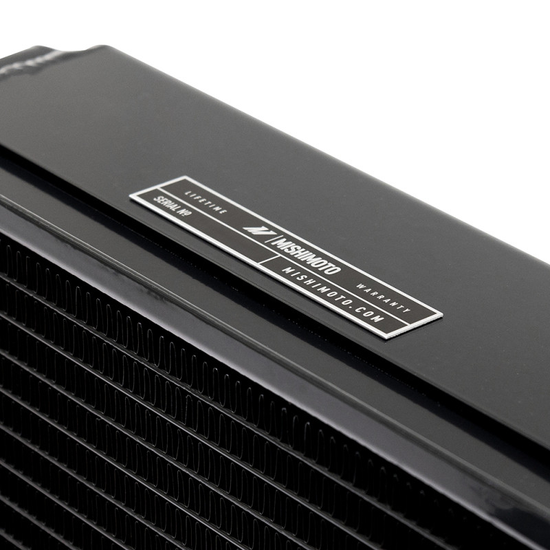 Mishimoto Universal Drag Race Performance Aluminum Radiator - Black - MMRAD-UNI-DRGBK