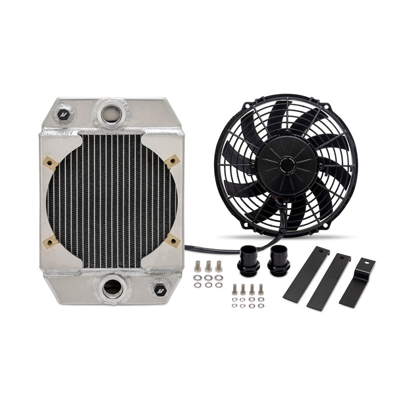 Mishimoto Universal Drag Race Performance Aluminum Radiator - Natural - MMRAD-UNI-DRGN