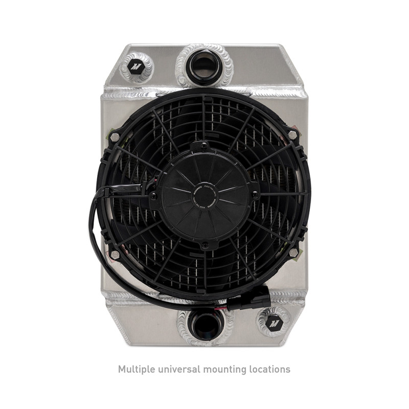 Mishimoto Universal Drag Race Performance Aluminum Radiator - Natural - MMRAD-UNI-DRGN