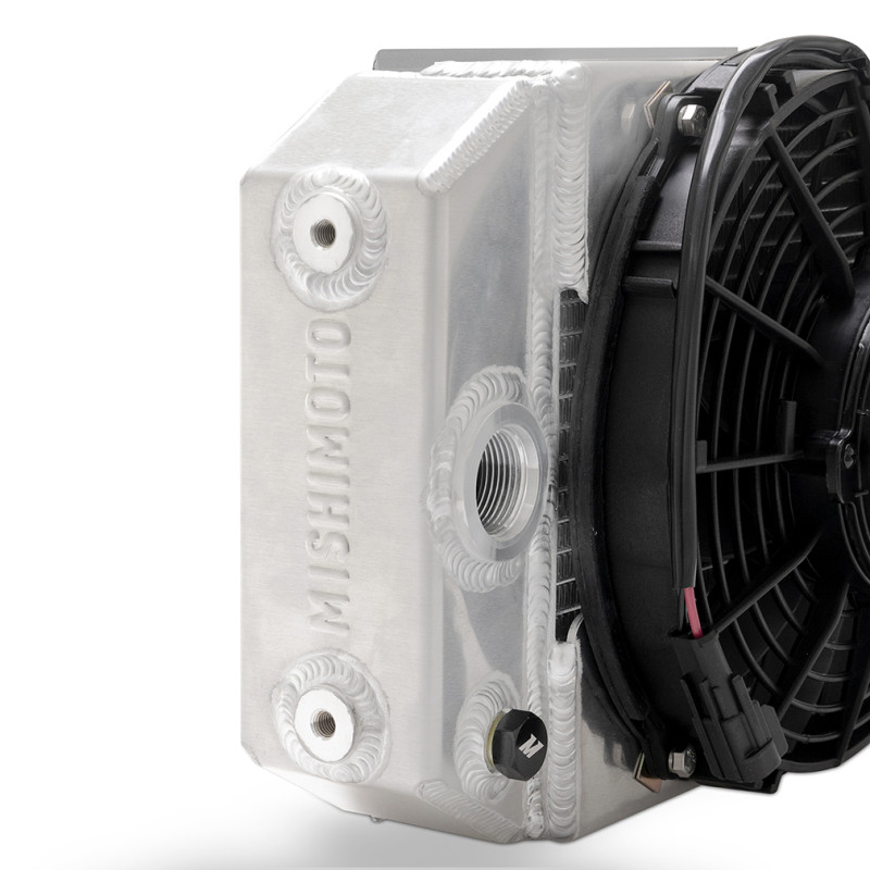 Mishimoto Universal Drag Race Performance Aluminum Radiator - Natural - MMRAD-UNI-DRGN