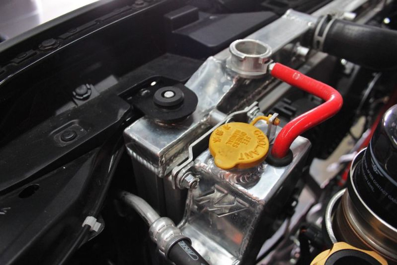 Mishimoto 08+ Subaru WRX/STI Polished Aluminum Coolant Overflow Tank - MMRT-STI-08