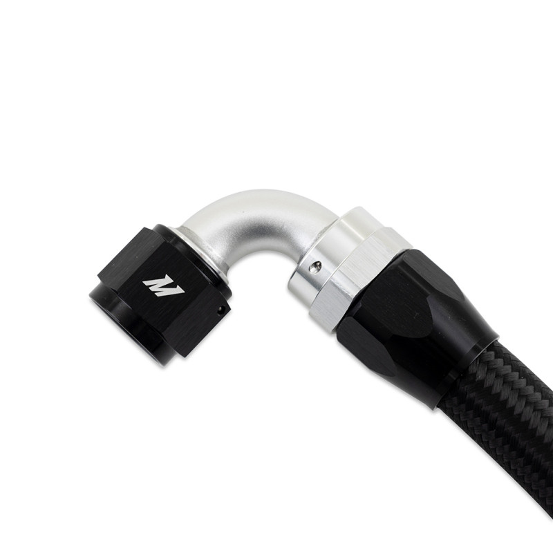 Mishimoto Nylon Wrapped Stainless-Steel Braided Hose -10AN 4ft - MMSBH-10-4NBK