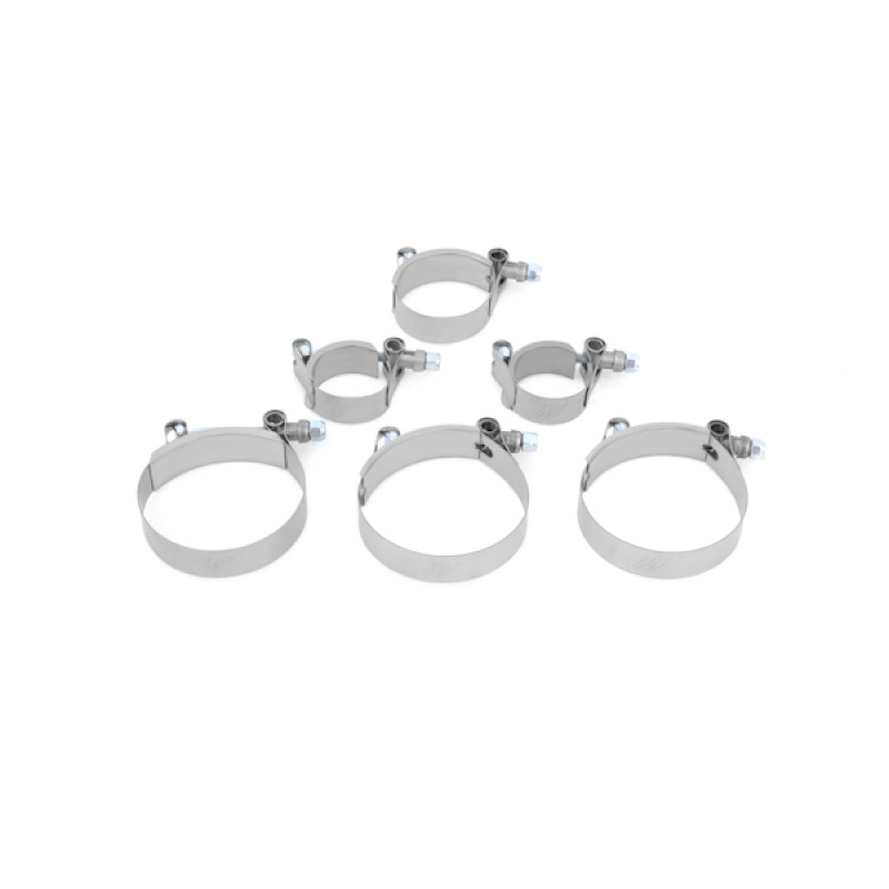 Mishimoto Subaru 02-07 WRX/04-07 STi Top-Mount Intercooler Kit - Silver/Black Hoses - Not For iRHD - MMTMIC-WRX-01SLBK