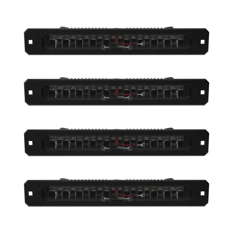 KC HiLiTES Platform One Profile 10in. SideCast Flush Mount Lights (Does Not Include Rack) - 98150 User 1