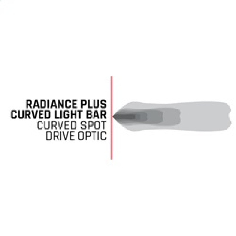 Rigid Industries Radiance+ Curved 50in. RGBW Light Bar - 350053